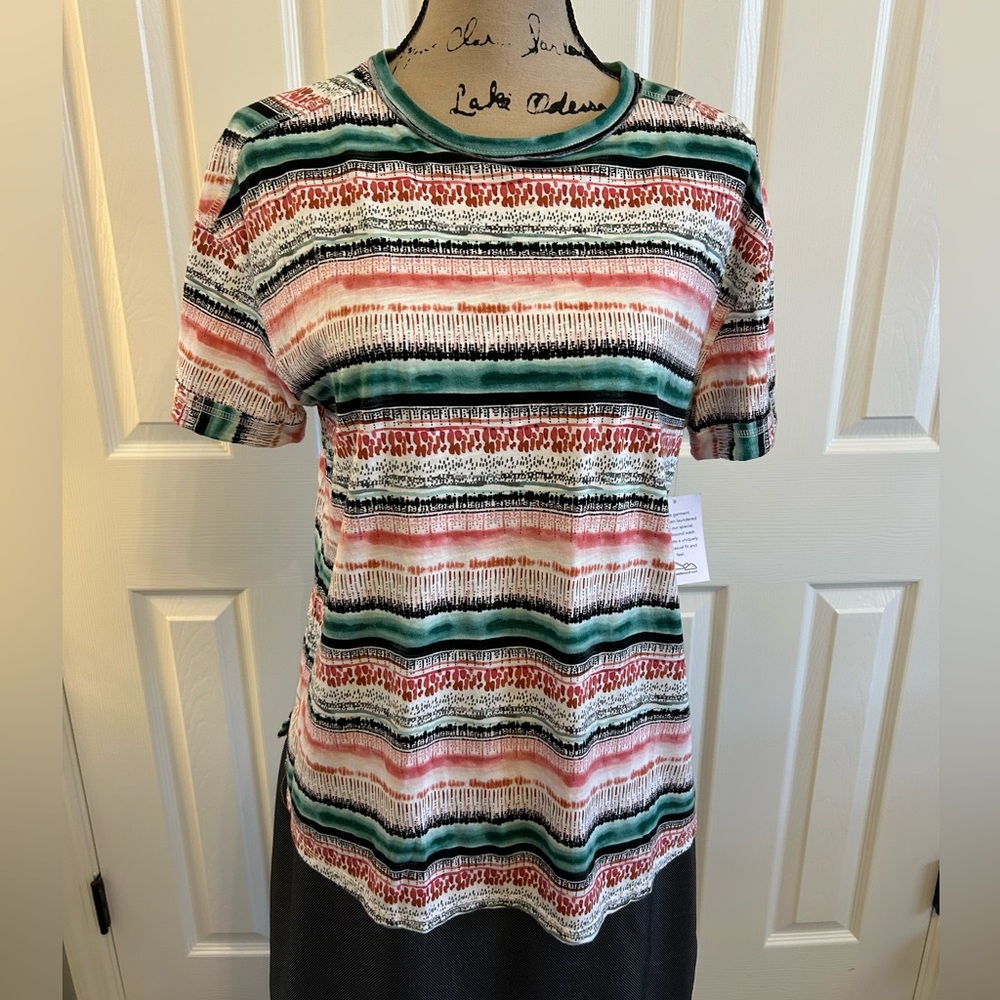 Westbound petites Striped Multicolor Women's Top nwt